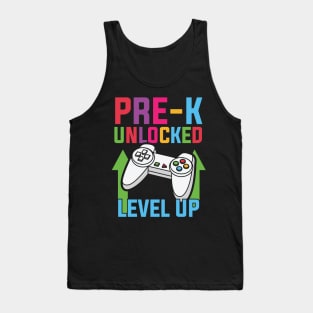 Pre K Unlocked Level Up Game Lover Back To School Gift Tank Top